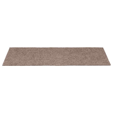 Trappmattor självhäftande 20 st 65x21x4 cm ljusbrun rektangulära kanter
