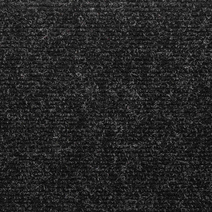 Trappmattor självhäftande 20 st 65x21x4 cm svarta rektangulära kanter