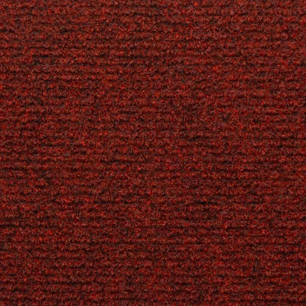 Trappmattor självhäftande 20 st 65x21x4 cm bordeauxröd rektangulär kant