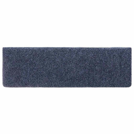 Trappmattor självhäftande 20 st 65x21x4 cm antracit rektangulär kant