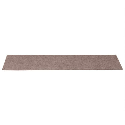 Trappmattor självhäftande 30 st 76x20 cm ljusbruna rektangulära
