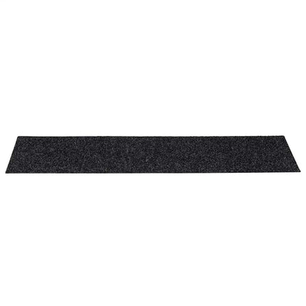 Trappmattor självhäftande 30 st 76x20 cm svarta rektangulära