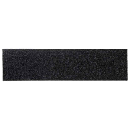 Trappmattor självhäftande 30 st 76x20 cm svarta rektangulära