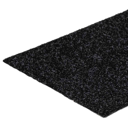 Trappmattor självhäftande 30 st 76x20 cm svarta rektangulära