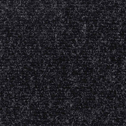 Trappmattor självhäftande 30 st 76x20 cm svarta rektangulära