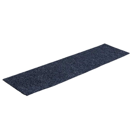 Trappmattor självhäftande 30 st 76x20 cm gråblå rektangulära