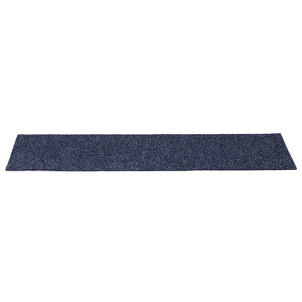 Trappmattor självhäftande 30 st 76x20 cm gråblå rektangulära