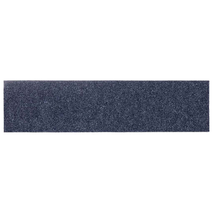 Trappmattor självhäftande 30 st 76x20 cm gråblå rektangulära