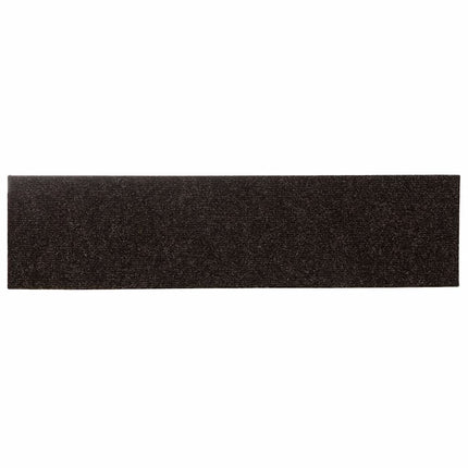 Trappmattor självhäftande 30 st 76x20 cm mörkbruna rektangulära