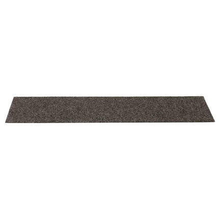 Trappmattor självhäftande 30 st 76x20 cm antracit rektangulära