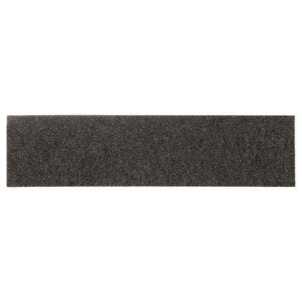 Trappmattor självhäftande 30 st 76x20 cm antracit rektangulära