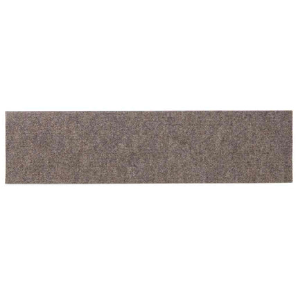 Trappmattor självhäftande 30 st 76x20 cm beige rektangulära