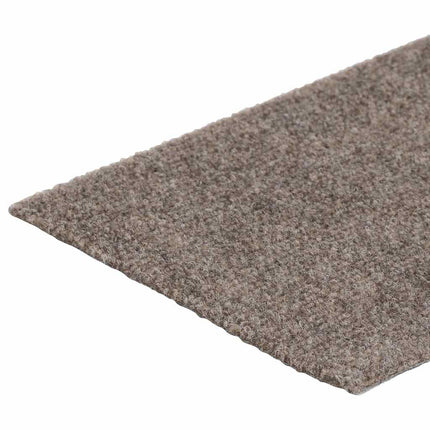 Trappmattor självhäftande 30 st 76x20 cm beige rektangulära