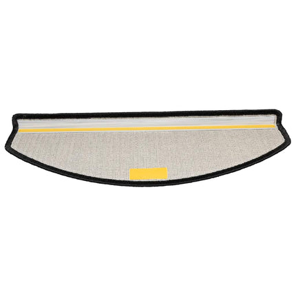 Trappmattor 30 st 65x24x4 cm antracit halvrunda stora