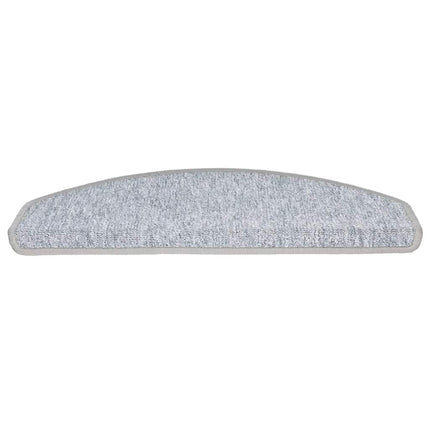 Trappmattor 30 st 65x24x4 cm ljusgrå halvrunda stora