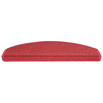 Trappmattor 30 st 65x24x4 cm röd halvrunda stora