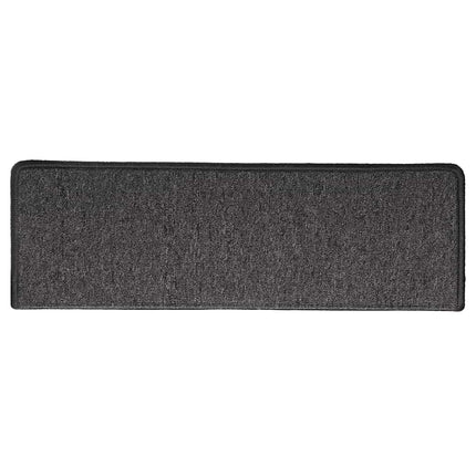 Trappmattor 30 st 65x21x4 cm antracit rektangulär kant