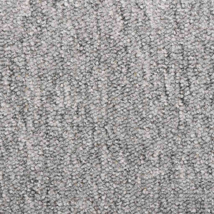 Trappmattor 30 st 65x21x4 cm ljusgrå rektangulär kant