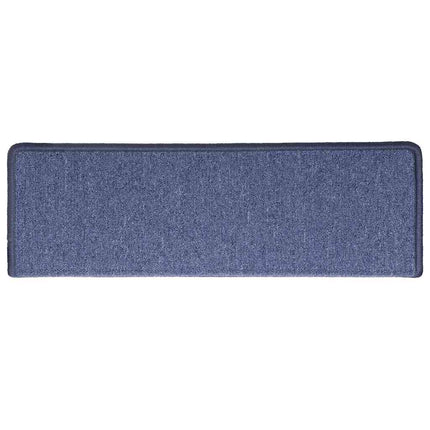 Trappmattor 30 st 65x21x4 cm blå rektangulär kant