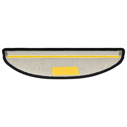 Trappmattor 20 st 56x17x3 cm antracit halvrunda
