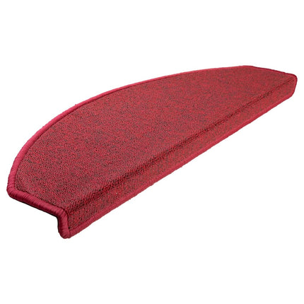 Trappmattor 20 st 65x24x4 cm röd halvrunda stora