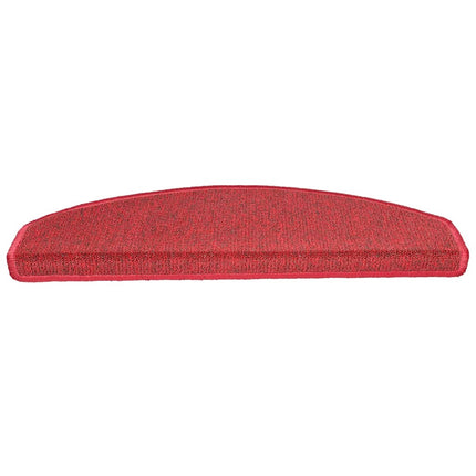 Trappmattor 20 st 65x24x4 cm röd halvrunda stora