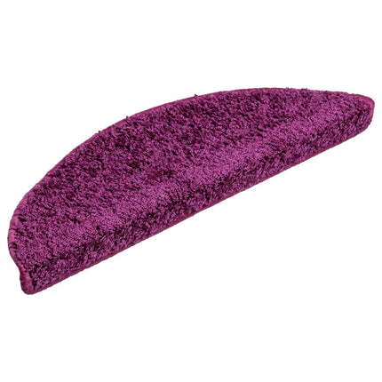 Trappmattor 30 st 56x17x3 cm violett halvrunda