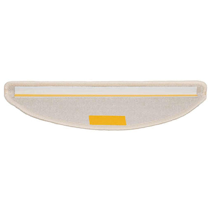 Trappmattor 30 st 56x17x3 cm vita halvrunda