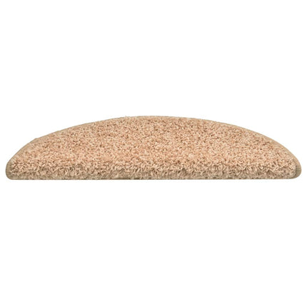 Trappmattor 30 st 56x17x3 cm guld halvrunda