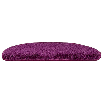 Trappmattor 30 st 65x21x4 cm violett halvrunda stora