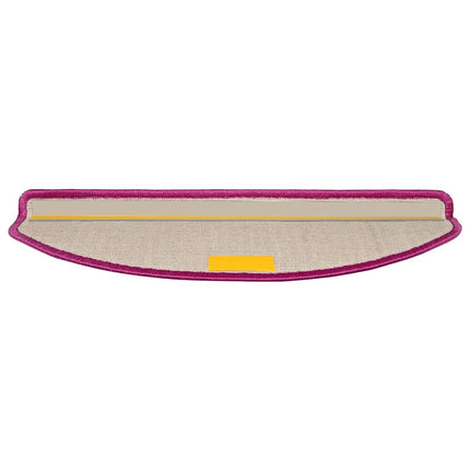 Trappmattor 30 st 65x21x4 cm violett halvrunda stora