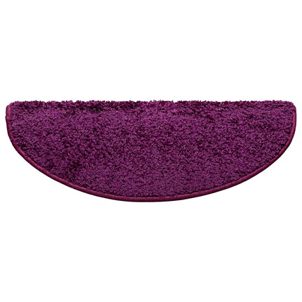 Trappmattor 30 st 65x21x4 cm violett halvrunda stora