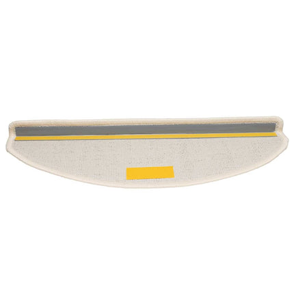 Trappmattor 30 st 65x21x4 cm vita halvrunda stora