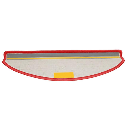 Trappmattor 30 st 65x21x4 cm röda halvrunda stora