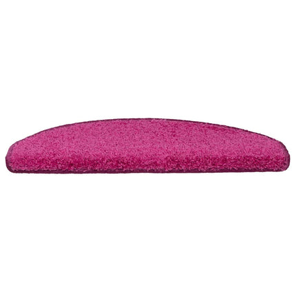 Trappmattor 30 st 65x21x4 cm rosa halvrunda stora