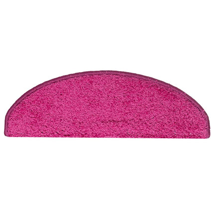 Trappmattor 30 st 65x21x4 cm rosa halvrunda stora