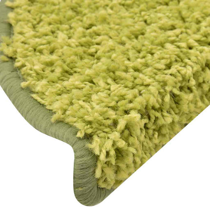 Trappmattor 30 st 65x21x4 cm gröna halvrunda stora