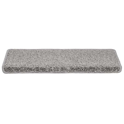 Trappmattor 30 st 65x21x4 cm grå rektangulär kant