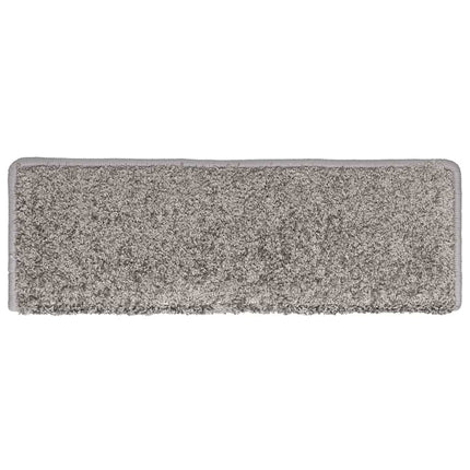 Trappmattor 30 st 65x21x4 cm grå rektangulär kant