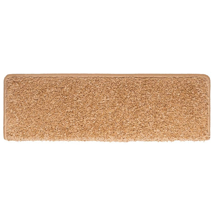 Trappmattor 30 st 65x21x4 cm beige rektangulär kant
