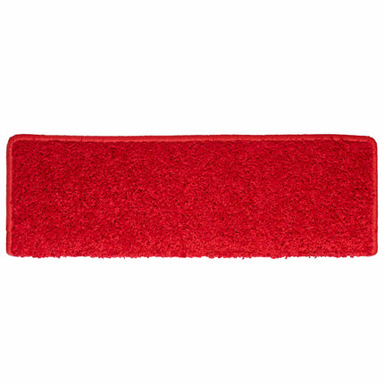 Trappmattor 30 st 65x21x4 cm röda rektangulära kanter