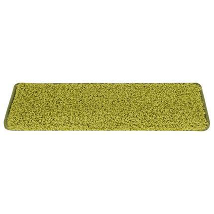 Trappmattor 30 st 65x21x4 cm gröna rektangulära kanter