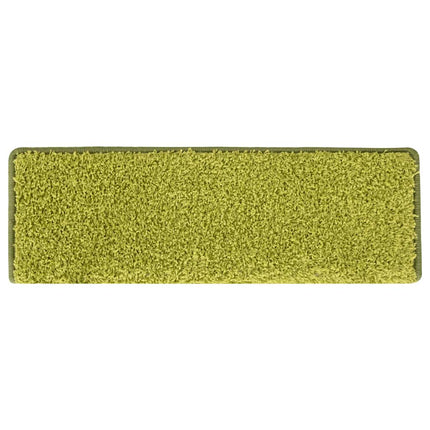 Trappmattor 30 st 65x21x4 cm gröna rektangulära kanter