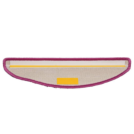 Trappmattor 20 st 56x17x3 cm violett halvrunda