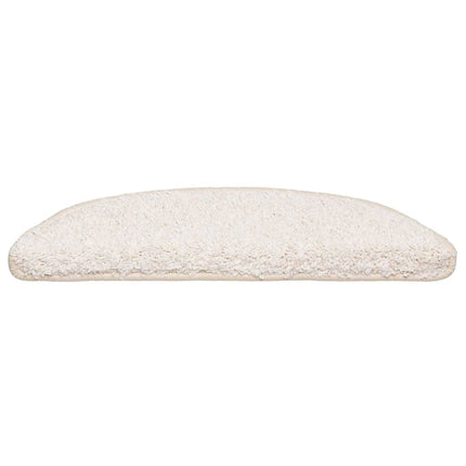 Trappmattor 20 st 56x17x3 cm vita halvrunda