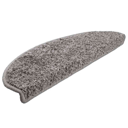 Trappmattor 20 st 65x21x4 cm grå halvrunda stora