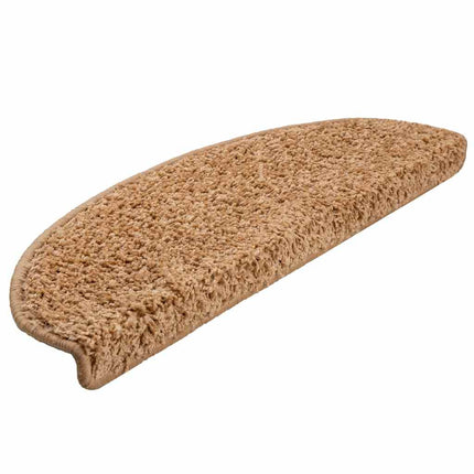 Trappmattor 20 st 65x21x4 cm beige halvrunda stora