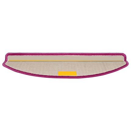 Trappmattor 20 st 65x21x4 cm violett halvrunda stora