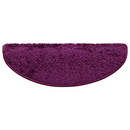 Trappmattor 20 st 65x21x4 cm violett halvrunda stora