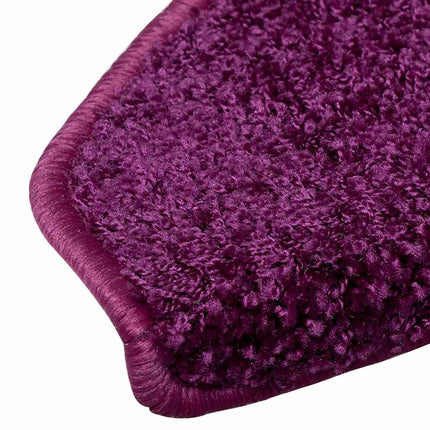 Trappmattor 20 st 65x21x4 cm violett halvrunda stora